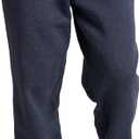 Russell Athletic Men's Dri-Power Open Bottom Fleece Pocket Pant, Black Heather, Small