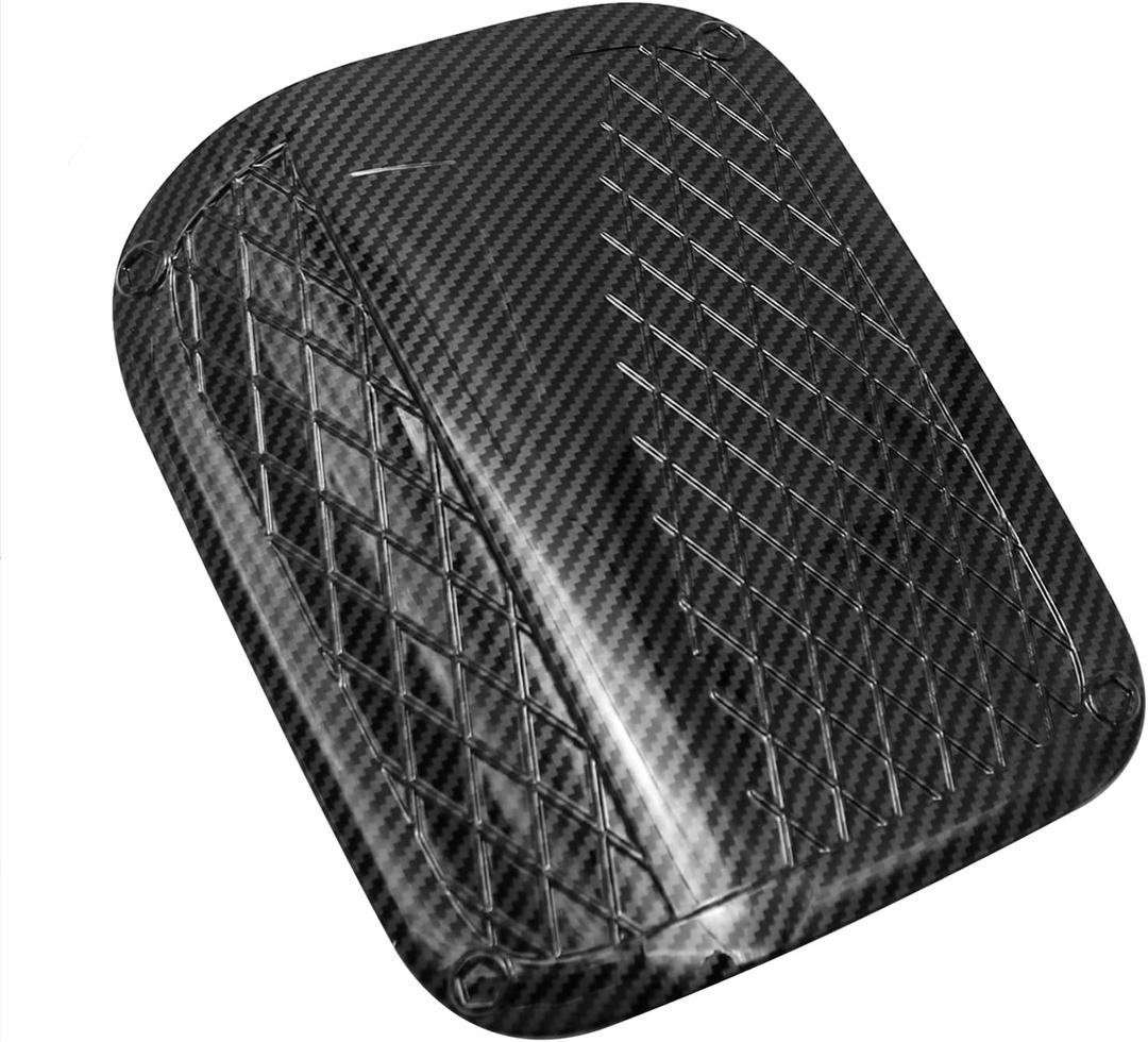 Carbon Fiber Grain Gas Cap Replacement for Toyota Camry SE LE XSE XLE Hybrid V6 TRD 2018-2022, Black