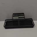 Toothbrush and Toothpaste Holder with Drainages Tray for Bathroom Vanity Countertop Storage Efficient Drainages Systems (Black, Multicolor)