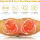 Cordless Neck and Should Massager, Kneading Neck and Back Massager for Pain Relief with Rechargeable Battery, Portable Body Massager (Wireless)