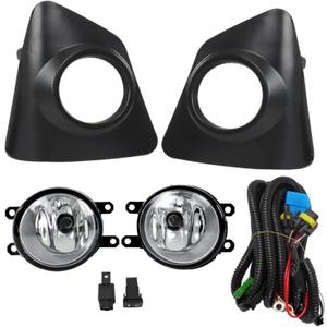 labwork Fog Lights Assembly Replacement for Corolla S SE 2014 2015 2016 Daytime Running Clear Lens Bumper Fog Lamp Left+Right Side (Passenger & Driver Side)