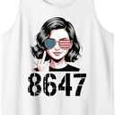 Protest 86 47 Anti Trump Funny 8647 Anti-Trump Women Tank Top, S