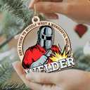 4 x Welder Christmas Ornament 2025 - Unique Welding Gifts for Men Women, Welder Ornaments for Christmas Tree, Funny Gifts for Tree Decor, Funny Ornaments for Men Friends Neighbors