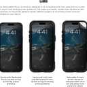 URBAN ARMOR GEAR UAG Designed for iPhone 16 Pro Max Privacy Screen Tint Removable Premium 2-Way Anti-glare Anti-Spy Flexible Phone Cover