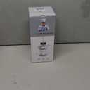 MR.SIGA Toilet Bowl Brush and Holder, Premium Quality, with Solid Handle and Durable Bristles for Bathroom Cleaning, White, 1 Pack (One Size)