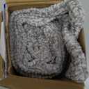 MIULEE Pack of 2 Couch Throw Pillow Covers 20x20 Inch Light Gray Modern Boho Accent Decorative Pillow Covers Soft Chenille Farmhouse Cushion Covers for Home Decor Bed Sofa Living Room