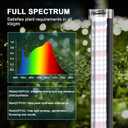 Super-Bright 48" T10 Plant Lamp, 6000k Full Spectrum Standing Grow Light, 3 Modes & 5 Dimming Levels, Timer 4/8/12H,12V/3A High Power Output for Large & Tall Indoor Plants