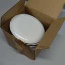 CP3540 Ceiling Cover Plate, Round Electrical Box Cover for 3-1/2" to 4" Holes - 5 Pcs (White)