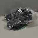 ZOVE Wide Toe Box Shoes Women Wide Width Waterproof Leather Hands Free Nursing Sneakers Ultra Light Extra Wide Walking Sneakers Non-Slip Chef Diabetes Nurse Work Shoes (8-8.5 Wide, Full Black)