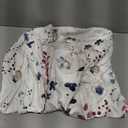 Rapbin Womens Plus Size Tops 3/4 Length Sleeve Shirts Crewneck Dressy Casual Blouses Trendy Keyhole Tunic Top XLL