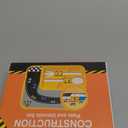 Dinneractive Dining Set for Kids - 3 Piece Construction Themed Toddler Utensils & Toddler Plates - Toddler Forks and Spoons - Kid Plate set (Yellow)