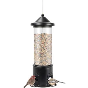 Nature's Way Bird Products Squirrel Shield Choice Tube Feeder (Black)