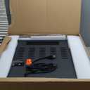 RealSmart Electric Fireplace Heater, Freestanding Stove Heater with 3D Realistic Flame Effect, Fireplace Stove Overheat Safety Protection for Indoor Use Bedroom,750W 1500W Retro Brown