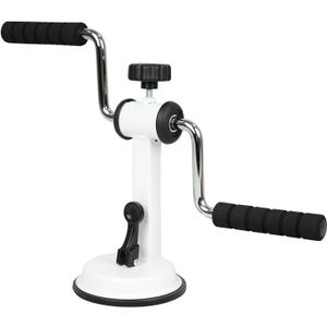 Arm Bike for Physical Exercise, Home Fitness Equipment for Seniors, Compact Arm Exerciser with Strong Suction & Adjustable Resistance for Dormitory and Renting House