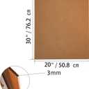 20 x 30 Acrylic Sheet 1/8 inch Thick 3mm Lesnlok 2 Pieces Clear Plexiglass Sheet,for Sign,Craft,Photo Frame, DIY Display Projects (2, 20 x 30 x 1/8)