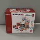 Play Kitchen Accessories Wooden Mixer Set Pretend Play Food Sets for Kids Role Play Toys for Girls and Boys (Mixer Set)