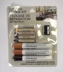 Furniture Repair Kit Wood Markers 9 Piece Assorted Colors Sharpener For Stains