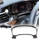 Car Dashboard Speed Meter Trim Frame Compatible with BMW 3 Series G20 G21 320i 330i M340i 2020-2022,Center Console Dash Cover Protector Frame Interior Accessories (Carbon Fiber Pattern)