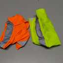 Geyoga 2 Pieces Dog Reflective Vest Adjustable Dog Safety Service Vest Pet High Visibility Apparel Pet Jacket Clothes Safeguard for Hunting Outdoor Walking Night(L,Blaze Orange, Fluorescent Yellow)