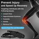 Hiboom 2 Pack Knee Strap Patella Band Patellar Tendon Support Knee Brace for Women Men Youth Pain Relief Basketball Tendonitis Jumper Osgood Schlatter Running Sports Football Hiking Squats