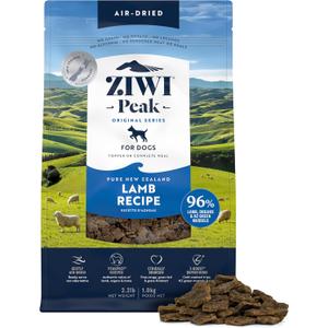 ZIWI Peak Air-Dried Dog Food Lamb - All Natural, High Protein, Grain Free, Limited Ingredient w/ Superfoods (35.2oz) (2.2 Pound (Pack of 1)) BB Date: 04/18/26