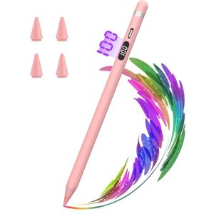 Stylus Pen for iPad 2018-2024,10Mins Fast Charge for iPad Pencil 10&9th Gen, Same as Apple Pencil 1st Generation,Work for Apple iPad Mini, iPad Pro11/12.9/13in,iPad Air11/13in,iPad Air,iPad 6~10th