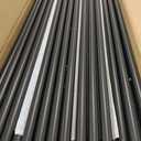 105 Pack 36 inch Aluminum Balusters for Deck Railing,Black Round Metal Spindles for Staircase,3/4" Diameter Hollow Deck Ballasters with Screws and Connectors for Railing Fencing Porch Stair Spindles