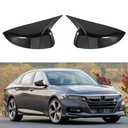 Ombialo Side Mirror Caps, Door Mirror Cap Covers Compatible with Honda Accord 2018 2019 2020 2021 2022 (Gloss Black)