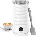 Secura Electric Milk Frother, Automatic Milk Steamer, 4-IN-1 Hot & Cold Foam Maker-8.4oz/240ml Milk Warmer for Latte, Cappuccinos, Macchiato without Silicone Spatula, Silent Operation & Shut-off