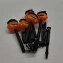 Halloween Solar Pumpkin Lights Outdoor, Halloween Decorations Outdoor Solar Lights, 5 Pack Warm White Solar Pathway Lights for Festivel Decorations