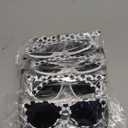 CHUNNIN 16 Pack Soccer Sunglasses White Black Frame Sunglasses Bulk for Kids Soccer Party Favors Sports Plastic Glasses for Team Gifts Birthday Goodie Bags Stuffers Sports Theme Party Supplies Favors