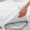 DUMOS 3 Inch Twin Memory Foam Mattress Topper Pad with Cover, Soft Bed Cover with Anti-Slip Base, Enhanced with Cooling Gel, Premium Comfort for Sleep & Back Pain Relief, Removable & Washable