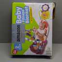 Dearlomum Baby Play Mat Gym, Funny Play Piano Tummy Time Activity Mat with 5 Infant Sensory Toys, Music and Lights, Boy & Girl Gifts for Newborns 0 to 3 6 9 12 MonthsNew Blue