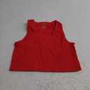 Women Seamless V-Neck Ribbed Crop Top, Made in U.S.A, One Size S/M