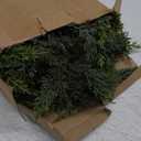 Waydress 1 Pc 6 Feet Christmas Cedar Garland - Thick & Lush Realistic Artificial Green Faux Cedar Pine Needles Garland for Christmas Winter Home Mantel Fireplace Holiday Party Decor