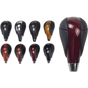 Automatic Leather with Walnut Wood Gear Shift Knob for Lexus ES300h ES350 GS350 GS450h IS350 LS460 LS600h RX350 RX450h  (Brown Wood)
