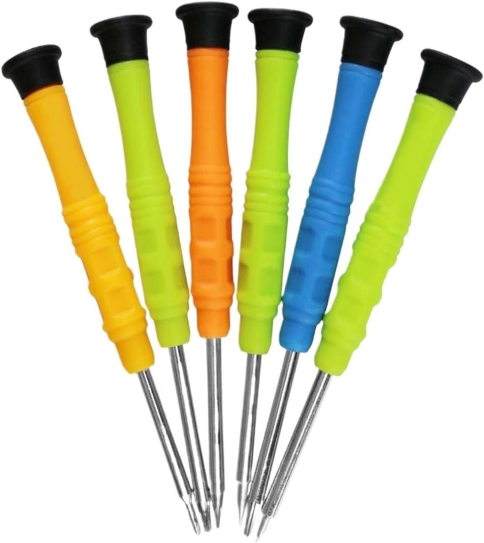 Screwdriver Set 20pcs Cross/Slotted Screwdriver Precision Manual Phone Dismantling Tool Watch Repair Tool for Sewing Machine And Household(Cross 1.2)