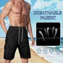 Mens Swim Trunks Swim Shorts Swimming Trunks Swimsuit Quick Dry with Mesh Lining Swimwear (XXXL)