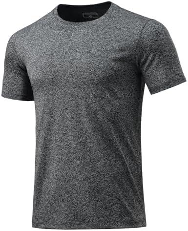 BANTREK Men's T-Shirts Soft Lightweight Short Sleeve Tee, Crew Neck Moisture Wicking Shirt for Casual Running Workout Swim XL