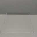 2020 Inches Oversize Extra Large Sturdy Clear Acrylic Serving Tray King Size Decorative Big Ottoman Trays with Cut Out Handles Water Proof Bed Tray Coffee Counter Top Organizer