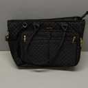 Teacher Bags for Women, 15.6 inch Laptop Work Tote Bag Quilted Nurse Bible Computer Shoulder Bag for School Travel | Dream Tote Work Bag, with 40oz Cup Holder, Insulated Pocket, Zipper & Strap, Office Briefcase, Ideal Gift for Women (Black)