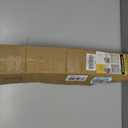 UNISHADES no Drill Cordless Roman Shades for Windows, 23" W 64" H - 100% Blackout - Linen - Mist White
