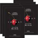 MCS Format Picture Frames, Gallery Wall Frames, Black, 11 x 17, 6-Pack