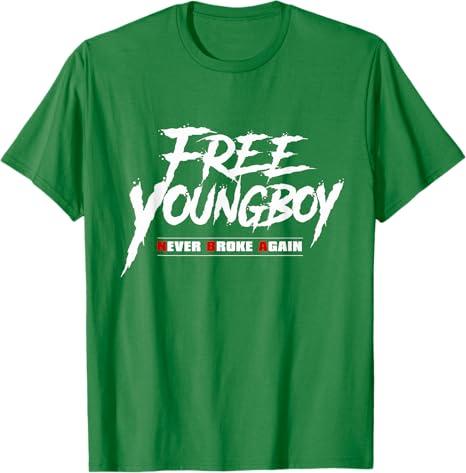 Free Youngboy, Free Youngboy shirt, Youngboy Shirts, FREE YB T-Shirt, Large