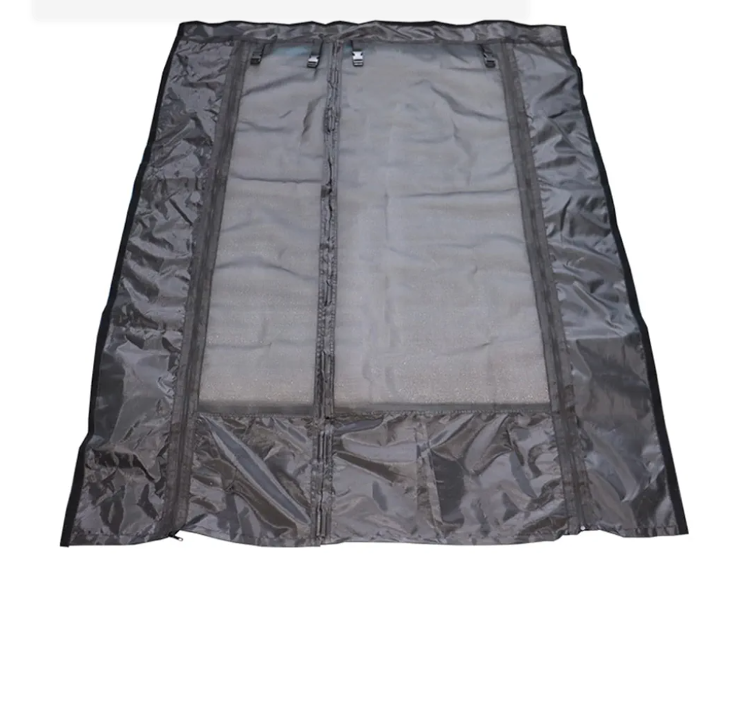 Magnetic Van Door Screen,Car Window Shades,Extra Large Self-Closing Car Window Mesh Cover with Zipper Keeps Insects Out Protect Privacy Insect Fly Screen for Van Campers Black