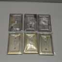 Metal Wall Plate for Light Switch, Decorative Antique Brass Light Switch Cover Plate, Switch Plates Outlet Cover, 1-Gang Wall Plates (Single Toggle, 6 Pack)