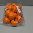 Lainrrew 12 Pcs Mini Artificial Pumpkins, Fall Harvest Simulation Pumpkins Decor Fake Fruit Home Decor for Halloween Thanksgiving Party Decorations (Orange)