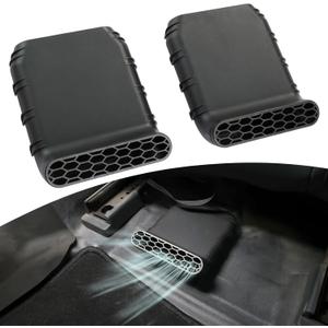 Under Seat Vent Deflectors Fit for Ford Bronco 4-Door 20212025 Rear AC Vent Deflector Bronco Accessories Fit for OEM or Regular Floor Mats 2PCS