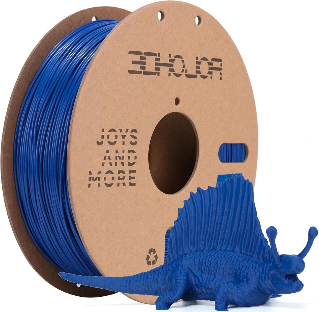 3DHoJor High Speed Printer Filament 1.75mm 1kg Cardboard Spool (2.2lbs) Rapid PLA to 5X Faster Printing Filament Dimensional Accuracy +/- 0.02 mm Fits for Most FDM 3D Printer-Blue