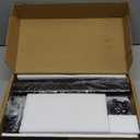 Single LCD Computer Monitor Free-Standing Desk Stand Mount Riser for 13 inch to 32 inch screen with Swivel, Height Adjustable, Rotation, Vesa Base Stand Holds One (1) Screen up to 77Lbs(HT05B-001)) (Black)